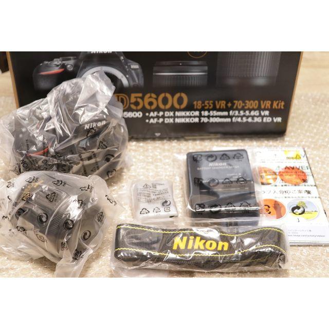 Nikon - 新品 ニコン D5600 18-55レンズ付き 付属品完備