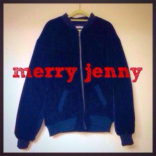 メリージェニー(merry jenny)のmerry jenny ベロアブルゾン(ブルゾン)