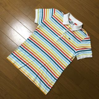 ラコステ(LACOSTE)のラコステ　美品　マルチボーダー　ポロシャツ(ポロシャツ)