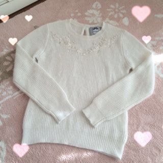 リランドチュール(Rirandture)のリランドチュール♡パール刺繍ニット♡(ニット/セーター)