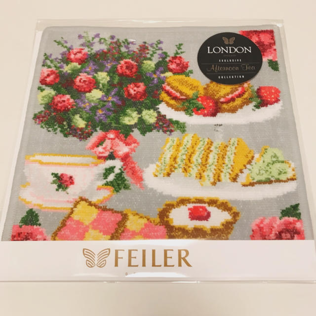 FEILER(フェイラー)のFEILER イギリス限定 アフタヌーンティー ハンカチ レディースのファッション小物(ハンカチ)の商品写真