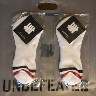 アンディフィーテッド(UNDEFEATED)のUNDEFEATED ソックス 2個セット 新品 定価以下 送料込(ソックス)