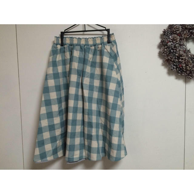 OLIVEdesOLIVE(オリーブデオリーブ)の美品 しまめるのリバーシブルスカート / 送料込み ❁❁ レディースのスカート(ひざ丈スカート)の商品写真