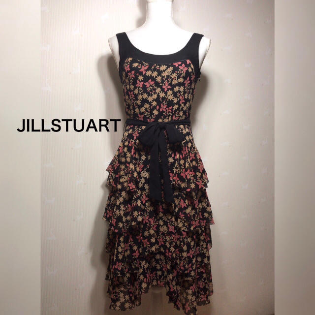 JILLSTUART(ジルスチュアート)のJILLSTUART シルク ワンピース レディースのワンピース(ひざ丈ワンピース)の商品写真