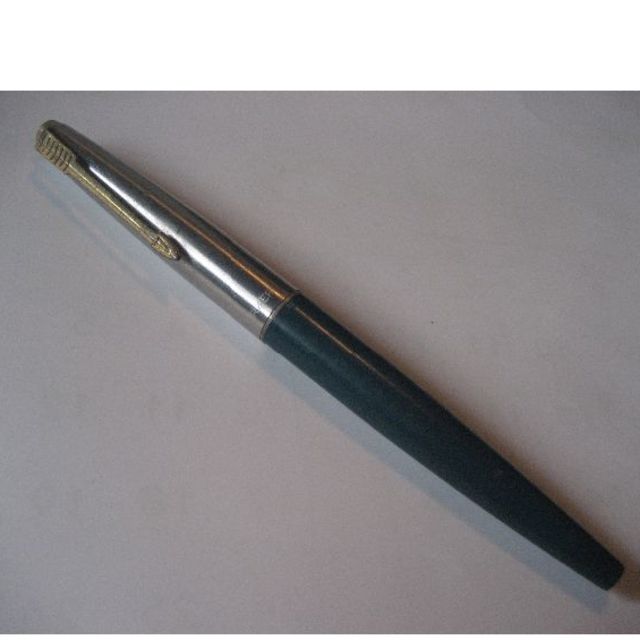 懐かしの６０年代　パーカー万年筆（アメリカ製）ブルーグリーン