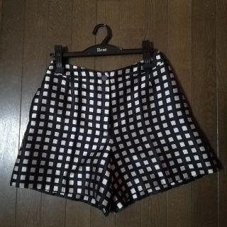 ルネ(René)の専用❤️Rene ルネ　ブロックチェック　ショートパンツ　36(キュロット)