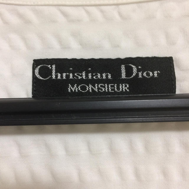 Christian Dior(クリスチャンディオール)の値下げ Dior     白サッカー地  シャツ メンズのトップス(Tシャツ/カットソー(半袖/袖なし))の商品写真