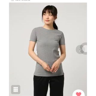 ナノユニバース(nano・universe)の断捨離中様専用 nano・universe 前後2wayリブカットT(Tシャツ(半袖/袖なし))