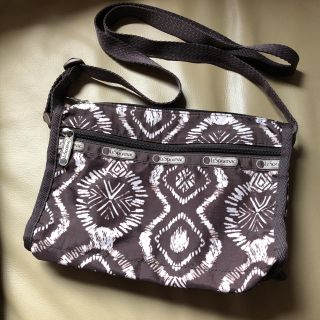 レスポートサック(LeSportsac)のレスポミニショルダーバック茶系(ショルダーバッグ)