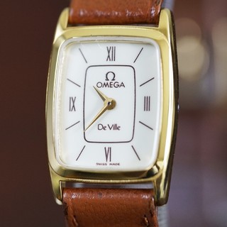 オメガ(OMEGA)の美品 オメガ デビル スクエア ゴールド レディース Omega(腕時計)