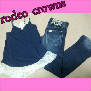 ロデオクラウンズ(RODEO CROWNS)のﾋﾃﾞﾐﾝ様♡レースキャミ新品♡(キャミソール)