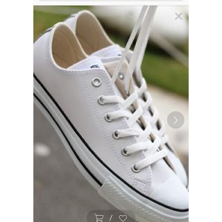 コンバース(CONVERSE)のバムセ様 専用 オールスター オックス ox レザー ホワイト (スニーカー)