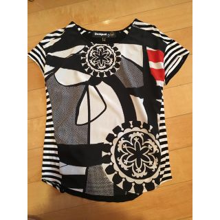 デシグアル(DESIGUAL)のお値下げ♡ 美品 デシグアル トップス ボーダー S  送料込み(カットソー(半袖/袖なし))