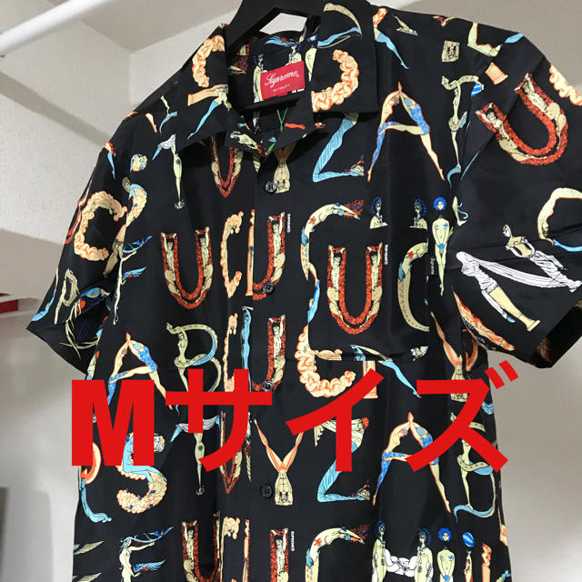 公式の店舗 新品 - Supreme alphabet Mサイズ shirt silk シャツ - j ...