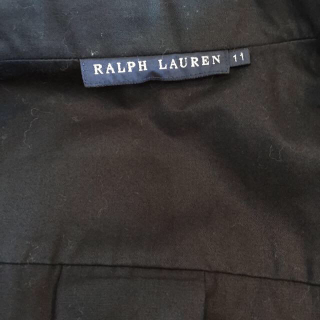 Ralph Lauren(ラルフローレン)のラルフローレン 綿ジャケット 黒 レディースのジャケット/アウター(テーラードジャケット)の商品写真