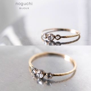 noguchi  ホワイトダイヤリング  #8