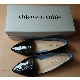 オデットエオディール(Odette e Odile)の【追記】Odette e Odile 晴雨兼用パンプス ブラック サイズ22.5(ハイヒール/パンプス)