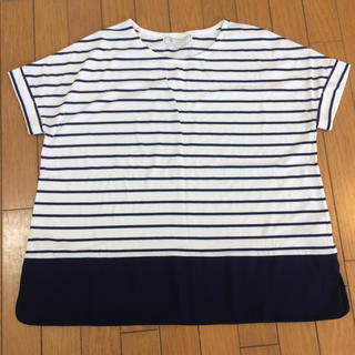 ロペピクニック(Rope' Picnic)のロペピクニック♡未使用♡紺白ボーダーシャツ(Tシャツ(半袖/袖なし))