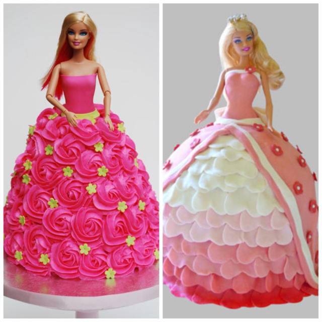 世界に一つだけ 自分で飾り付けのできる プリンセスケーキ 送料無料 お人形