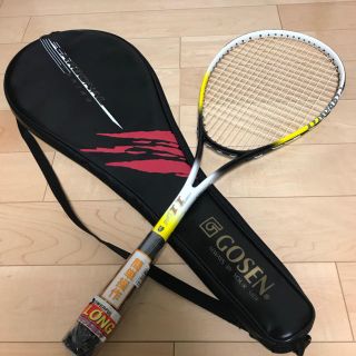 ゴーセン(GOSEN)の軟式テニスラケット(ケース付き)(ラケット)