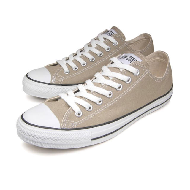 新品◎コンバース ローカット ベージュ 23.5センチ-