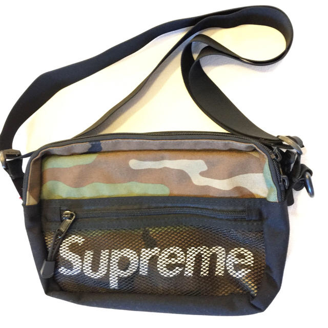 SUPREME 14SS LOGO SOULDER BAG 迷彩柄