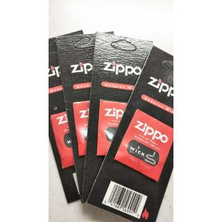 ジッポー(ZIPPO)のZIPPO ジッポライター ウィック 替え芯 ×４セット(タバコグッズ)