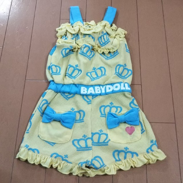 BABYDOLL(ベビードール)のベビードール  ★美品＊Disney ミッキー サロペット パンツ 80 キッズ/ベビー/マタニティのベビー服(~85cm)(パンツ)の商品写真