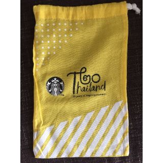 スターバックスコーヒー(Starbucks Coffee)の海外スタバノベルティバッグ（イエロー）(エコバッグ)