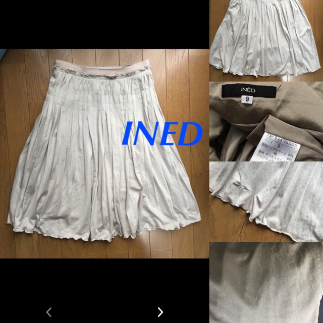 INED(イネド)の2点セット レディースのスカート(ひざ丈スカート)の商品写真