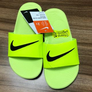 ナイキ(NIKE)のNIKE カワ スライド イエロー(サンダル)