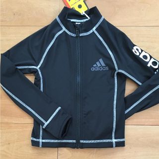 アディダス(adidas)の新品 アディダス ラッシュガード フルジップ 120(水着)