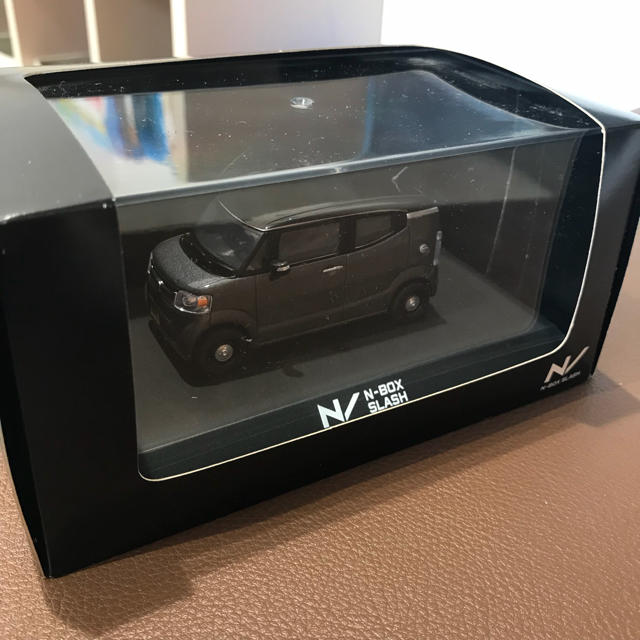 ホンダ(ホンダ)の☆HONDA ミニカー N-BOX SLASH ブラック 新品 箱あり エンタメ/ホビーのおもちゃ/ぬいぐるみ(ミニカー)の商品写真