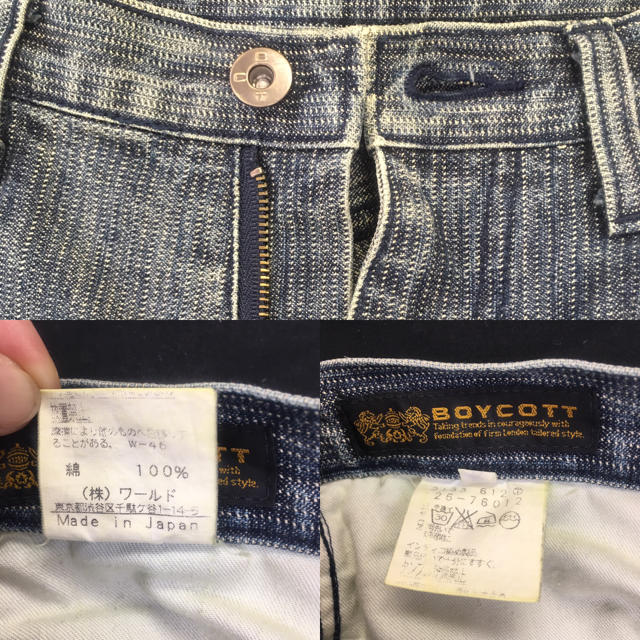 BOYCOTT(ボイコット)のボイコット BOYCOTT メンズ デニム ジーンズ メンズのパンツ(デニム/ジーンズ)の商品写真