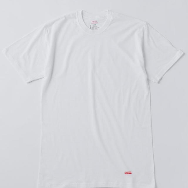 Supreme(シュプリーム)のSupreme Hanes 白 Tシャツ Sサイズ 一枚 メンズのトップス(Tシャツ/カットソー(半袖/袖なし))の商品写真