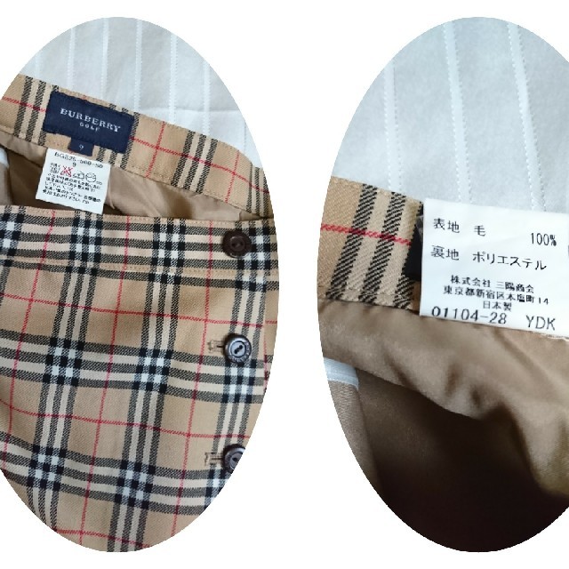 BURBERRY(バーバリー)のバーバリー ゴルフ 巻きスカート風 キュロット レディースのパンツ(キュロット)の商品写真