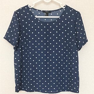 フォーエバートゥエンティーワン(FOREVER 21)のFOREVER21 ブラウス ドット(シャツ/ブラウス(半袖/袖なし))