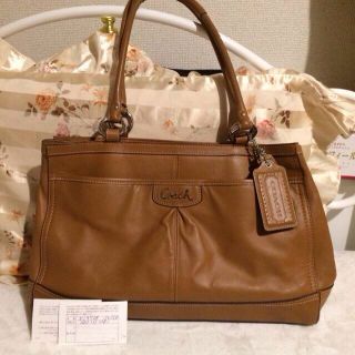 コーチ(COACH)のコーチ❤︎キャメル色バック(ハンドバッグ)