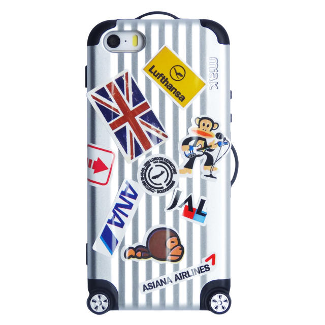 iPhone5S iPhoneSE 対応 RIMOWA スーツケース風 ブラックの通販 iPhone5S iPhoneSE 対応 RIMOWA スーツケース風 ブラックの通販