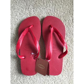 ハワイアナス(havaianas)のハワイアナス ビーチサンダル  35/36 新品 (ビーチサンダル)