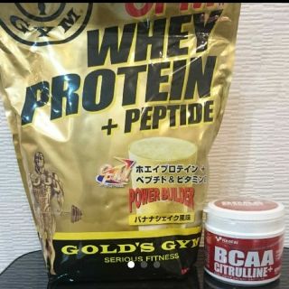 ケンタイ(Kentai)の2点セット GOLD'S GYM ゴールドジム プロテイン BCAA(トレーニング用品)