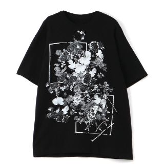 ヨウジヤマモト(Yohji Yamamoto)のA lot of flowers and Skull T-shirt/s'yte(Tシャツ/カットソー(半袖/袖なし))