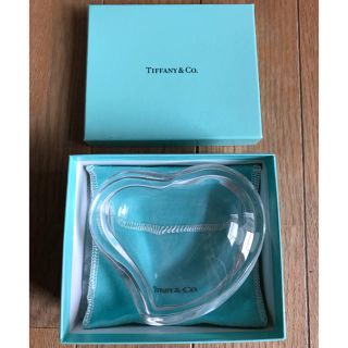 ティファニー(Tiffany & Co.)の未使用☆ティファニー☆ ガラス ハートBOX(小物入れ)