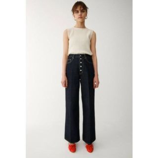 マウジー(moussy)のmoussy FRONT BUTTON STRAIGHT(デニム/ジーンズ)