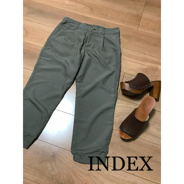 INDEX(インデックス)の☆INDEX☆インデックス クロップドパンツ レディースのパンツ(カジュアルパンツ)の商品写真