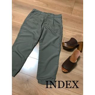 インデックス(INDEX)の☆INDEX☆インデックス クロップドパンツ(カジュアルパンツ)