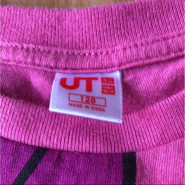 UNIQLO(ユニクロ)のディズニー デイジー ピンクT シャツ 120cm  UT キッズ/ベビー/マタニティのキッズ服女の子用(90cm~)(Tシャツ/カットソー)の商品写真