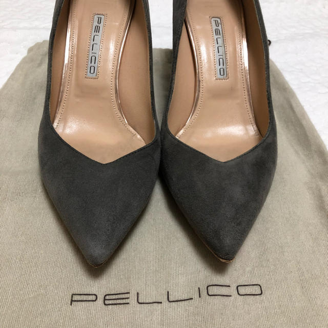 PELLICO(ペリーコ)のお値下げ‼︎ ♡ pellico ♡ 38.5 グレー レディースの靴/シューズ(ハイヒール/パンプス)の商品写真