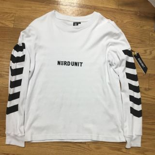 オフホワイト(OFF-WHITE)のNARD UNIT ロンT Mサイズ  ナードユニット(Tシャツ/カットソー(七分/長袖))