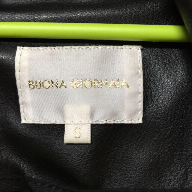 BUONA GIORNATA(ボナジョルナータ)のライダースジャケット レディースのジャケット/アウター(ライダースジャケット)の商品写真